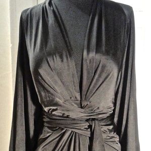 Lil Black Wrap Dress